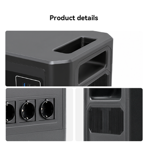 DEMUDA M10 2400W 1920Wh LiFePO4 สถานีไฟฟ้าพกพา ชาร์จเร็ว ความจุสูง 75000mAh เครื่องกำเนิดไฟฟ้าพลังงานแสงอาทิตย์แบบพกพาสำหรับใช้งานกลางแจ้ง - Product Image 5
