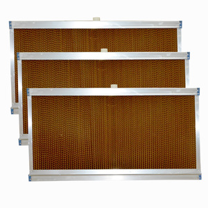 Bán Hot nhà sản xuất chuyên nghiệp làm mát bay hơi <span class=keywords><strong>pad</strong></span> với khung hợp kim nhôm 7090 màu nâu nhà kính làm mát <span class=keywords><strong>Pad</strong></span> - Product Image 4