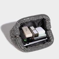 Chaîne de créateur de luxe sac de soirée brillant strass pochette sac à main avec poignée épaule coquille Banquet sous les bras sac à main pour les femmes