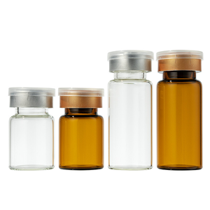 Flacon en verre transparent de 2 ml, 3 ml, 4 ml, 5 ml, 7 ml, 8 ml, 10 ml, 15 ml, 20 ml avec <span class=keywords><strong>bouchon</strong></span> à clapet pour liquides oraux médicaux, petits flacons de suppléments - Product Image 2