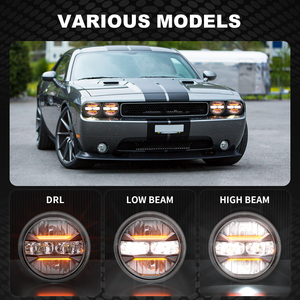 Emark DOT 5,75 "5-3/4" faros LED Hi/Lo Beam DRL faro para Chevy <span class=keywords><strong>Chevelle</strong></span> 1964-1970 para Mercedes-Benz 380SL 450SL 560SL - Product Image 2