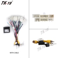Cadre de radio de voiture TK de 10 pouces, accessoires de tableau de bord de voiture pour Toyota Prado, vente chaude