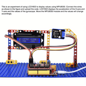 Módulo de giroscopio y acelerómetro de 6 ejes MPU6050, sensor IMU de seguimiento de movimiento 3D con interfaz I2C, para Arduino - Product Image 6
