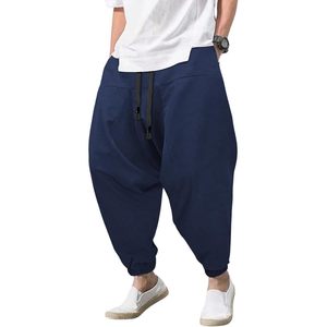 Pantalon Harem Patchwork pour Homme FOXA en Coton et Fibre de Bambou Respirant, Ample, Style Bohème, pour l'Été, la Plage et le Streetwear - Product Image 1