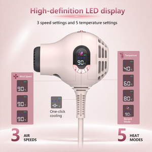<span class=keywords><strong>Asciugacapelli</strong></span> da Viaggio con Tecnologia Ionica al Plasma, Neutralizza l'Elettricità Statica e Riduce il Crespo, Motore BLDC 1600W per Capelli Lisci - Product Image 6