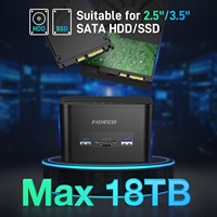 Docking Station HDD Multifungsi FIDECO, Driver Hard Disk Eksternal 16TB, Dock Kloning SATA, Clonador De Disco Du