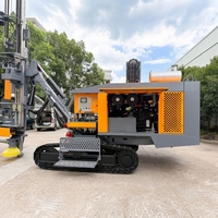 Foreuse rotative sur chenilles Blurbly BL35A DIesel, diamètre de forage de 80 à 127 mm, profondeur maximale de 27 m, pour l'exploitation minière d'or et le forage de trous de tir dans les carrières