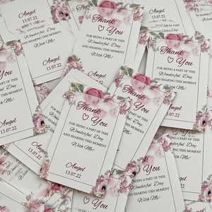 Tarjetas de Agradecimiento Empresariales Impresas en Offset a Todo Color con Relieve, en Cartulina Resistente, con Logotipo Personalizado para Promocionar la Marca - Product Image 1