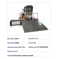 Dynamomètre pour balayeuse de sol avec module de charge réglable pour tester les performances de puissance et de traction des balayeuses électriques