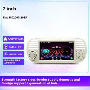 7 inch Hệ thống định vị xe với cho <span class=keywords><strong>Bluetooth</strong></span> Carplay cho Fiat 500 Bảng điều khiển Điều khiển trung tâm kết nối USB 1 năm bảo hành - Product Image 3