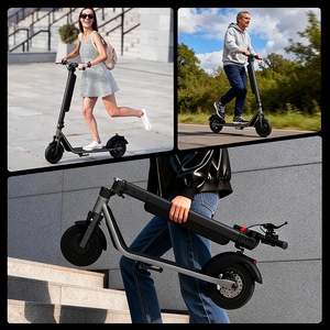 Trottinette électrique pliable portable haut de gamme 2026 pour E-Scooter avec batterie au lithium amovible et suspension avant pour les trajets en ville - Product Image 5