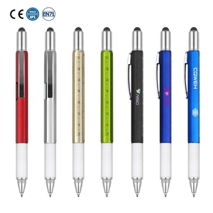 Đa Chức Năng Nhựa Bút Bi Màn Hình Cảm Ứng Cho Stylus Logo Bút Cho Văn Bản Lông Cai Trị Công Cụ Tuốc Nơ Vít Cho Sử Dụng - Product Image 1