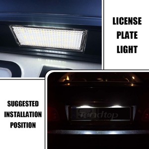 2Pcs Lampe de plaque d'immatriculation pour <span class=keywords><strong>BMW</strong></span> <span class=keywords><strong>E38</strong></span> Série <span class=keywords><strong>7</strong></span> 728i 730i 730d <span class=keywords><strong>740i</strong></span> 740d 740iL 750i 750iL 1995-2001 - Product Image 6