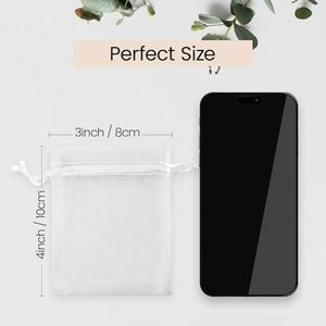 Fast Ship Organza Pouches Bulk Drawstring Mesh Jewelry Bags Sheer Fabric Gift <b>Wrap</b> for Baby Shower Wedding Party Christmas RTS - Product Image 2