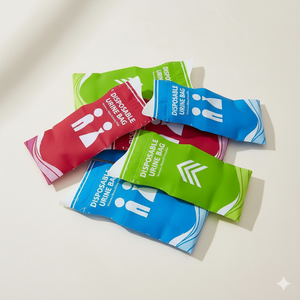 Sac à urine jetable unisexe durable 700CC 800CC 900CC, étanche à l'humidité, poche debout, fermeture éclair, matériau PE, portable, urgence, extérieur - Product Image 2