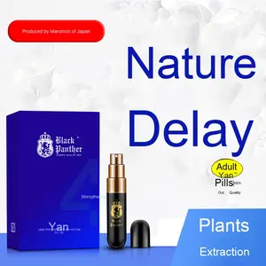 Zwarte Panter Iv Zwarte Seksuele Gezondheidsproducten Voor Volwassenen Mannelijke Seksspeeltjes Vertragen Crème En Spray - Product Image 3