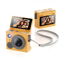 Mini Cámara de Juguete con Llavero para Niños, Grabación de Video 1080P, Pantalla TFT de 1.47 Pulgadas, Lente Dual, Regalos para Niños, Cámara Digital Colorida