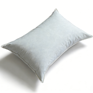 Oreiller en plumes de canard naturelles tissées, doux, 100% coton, garnissage en tissu, moelleux, <span class=keywords><strong>anti</strong></span>-acariens, personnalisable - Product Image 2