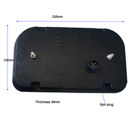 E Mark ECE Combinaison Camion Remorque Led Feux Arrière 24V 7 Fonctions Étanche Avec Connecteur 5 Broches Feux Arrière pour Camion Van