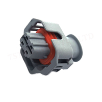 7S02112-2-21 Connecteur de faisceau de câbles pour injecteur solénoïde de commande d'aspiration d'air, 2 broches mâle/femelle, avec contact en laiton et nylon