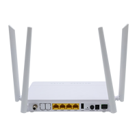 EPON/GPON Double Bande AC 4GE+WIFI 2.4G&5.8G ONU ONT FTTH avec CATV USB TR-069 Faible Consommation HZY-5041DW