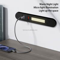 Prise de courant encastrée pour table de chevet, meuble, armoire, avec mini-prise USB A+C intégrée, chargeur de téléphone et veilleuse tactile