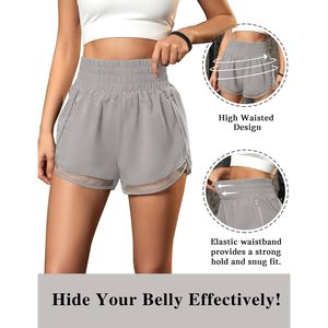 Shorts Deportivos de Cintura Alta para Mujer FOXA, con Bolsillo, Secado Rápido, Transpirables, para Correr, Gimnasio y Deportes - Product Image 2
