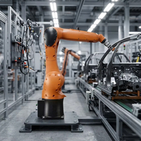 Robot industriel KUKA KR10 R900 à 6 axes pour la préhension et le placement, bras robotisé pour le soudage, la manutention, l'assemblage et la fabrication