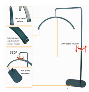 Lampe LED multifonctionnelle SY en cristal doré, lumière lunaire, demi-lune, pour manucure, lampes de sol pour esthéticiennes, lumière pour tatouage - Product Image 3
