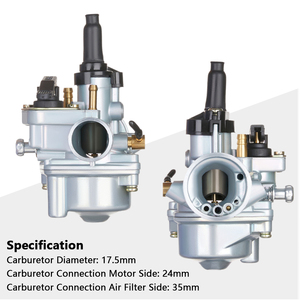 Bộ chế hòa khí 17.5mm cho dellorto phva 17.5 ED <span class=keywords><strong>tomos</strong></span> <span class=keywords><strong>A55</strong></span> r1407 50cc 80cc xe máy Scooter xe đạp Bộ chế hòa khí - Product Image 2