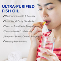 Suplementos de Aceite de Pescado Omega 3 OneBtanicl en Cápsulas Blandas, Vitaminas a Granel, Cápsulas de Aceite de Pescado Omega 3, Cápsulas Blandas de Omega 3