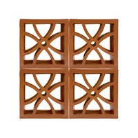Bloque de Ventilación de Estilo Retro Chino, Material Decorativo para Construcción, Ladrillo de Arcilla para Exteriores, Valla de Pared