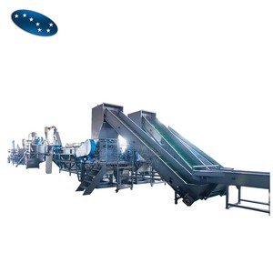 Haute qualité utilisé 500KG ligne de recyclage de lavage pour animaux de compagnie Machine à laver automatique de bouteilles en plastique - Product Image 2