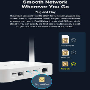 מכירה ישירה מהמפעל, נתב 4G LTE עם שני כרטיסי סים, WiFi4G, אות אלחוטי, במלאי, משחזר WiFi 4G - Product Image 4