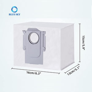 ถุงกรองฝุ่นแบบใช้แล้วทิ้งเข้ากันได้กับ Xiao MIS <span class=keywords><strong>roborock</strong></span> Q7ได้สูงสุด T8 G10S MaxV ultra หุ่นยนต์ดูดฝุ่น <span class=keywords><strong>S7</strong></span> - Product Image 5