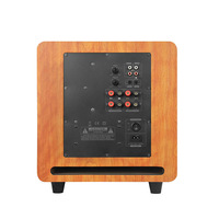 Sonido de audio Buena profundidad Potencia de madera 8 pulgadas 8 "Powered 100W RMS Cine en casa Cine Teatro Bajo Altavoz activo Subwoofer