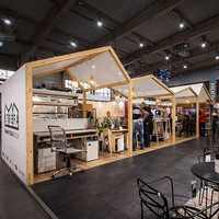 Stand d'exposition modulaire personnalisé MEGA Modern Fashion Pop Up Store pour événements et salons d'art