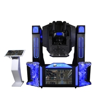 Simulateur de vol Super 720 breveté par l'usine, expérience de cinéma VR 9D, chaise VR pour montagnes russes en réalité virtuelle