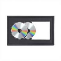 Cadre d'affichage pour CD en bois massif, taille personnalisée, noir mat, boîte à ombre 3D moderne pour couvertures de CD, objets mémorables, décoration murale pour salle de musique