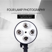 Takenoken 50x70cm Quadruple Lampe Boîte Souple Kit D'éclairage Photo Studio Accessoires pour Photographie Caméra Shoot Doux Facile à Utiliser