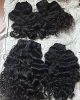 Extensions de cheveux humains indiens bruts bouclés pour bébés, lots de mèches vierges à cuticules alignées, texture naturelle, en vente