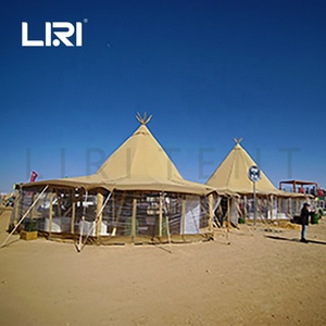 Grande toile imperméable tipi indien événement tipi hôtel désert tente pour camping - Product Image 4