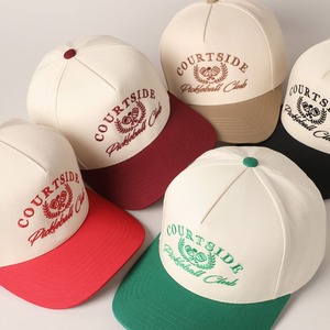 Gorra de Béisbol de 5 Paneles con Bloques de Color y Visera, Logotipo Bordado Personalizado para Regalo Promocional, Recuerdo de Boda o Evento - Product Image 1