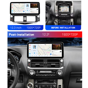 Android 12.3 pollici lettore auto senza fili auto Carplay GPS di navigazione Radio per Toyota Pardo 2010 unità principale 4 + 64GB - Product Image 6