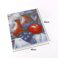 5d Diamant Peinture avec Cadre Fruits et Poterie Pot Salon Mur Art DIY Diamant Peinture Ensemble