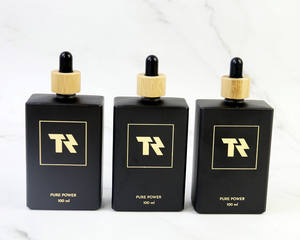 ขวดแก้วใสทรงสี่เหลี่ยมสำหรับเซรั่ม ขนาด 30 มล. 50 มล. 100 มล. ขวดแก้วทรงสี่เหลี่ยมสำหรับน้ำมันหอมระเหยพร้อมหลอดหยด - Product Image 4