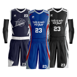 Desain Jersey Basket Latihan Bolak-Balik Bordir Kustom Grosir, Seragam Jaring Sublimasi Kosong 2024-2025 - Product Image 1