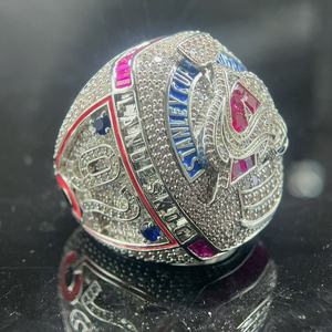 Anillo de Campeón H F <span class=keywords><strong>2022</strong></span> - Latón Chapado en Oro, Estilo Hip Hop, Unisex, para Boda, Compromiso, Uso Diario y Regalo de Aniversario - Product Image 3