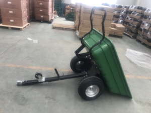 Carrello da Giardino a Due Ruote in Plastica, Rimorchio per ATV, Carriola per Trattore, Carrello da Giardino Resistente, Garanzia 1 Anno, Personalizzabile ODM/OEM TC3080PL - Product Image 6