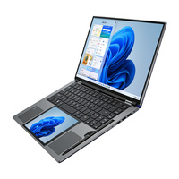 Ordinateur portable OEM neuf, pas cher, double écran 15,6 pouces + 7 pouces tactile, Intel N150, Face ID, pour la maison, l'école, le bureau, les affaires